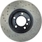 Centric Parts Sport Cross Drilled Brake Rotor, 128.34077L 128.34077L - alternate 2